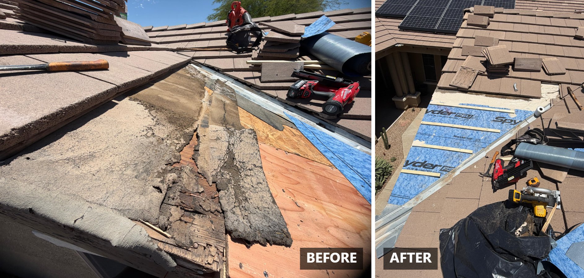 Tile Roof Repair in Vail, AZ
